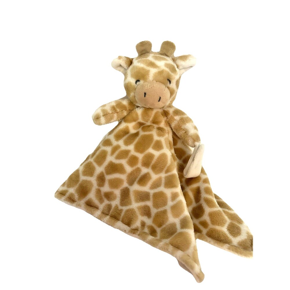 Carters Lovey Soft Giraffe Baby Security Blanket Pacifier Holder Plush Soft Toy